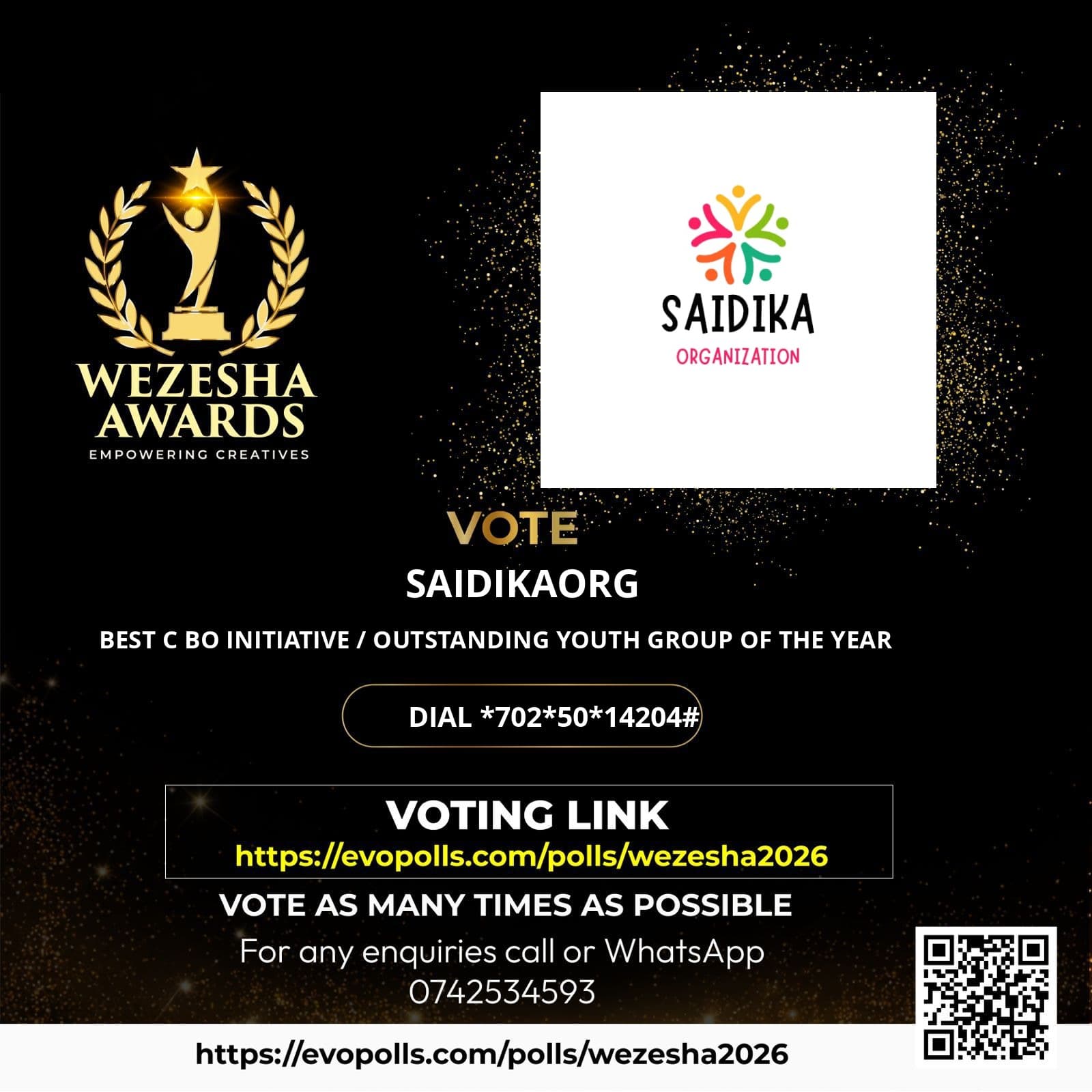 Wezesha Awards 2026 - Best CBO with a Unique Program
